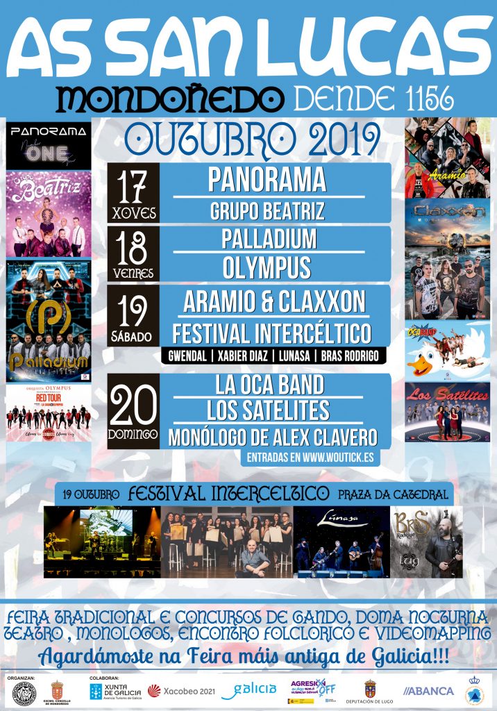 Cartel Orquestas As San Lucas 2019